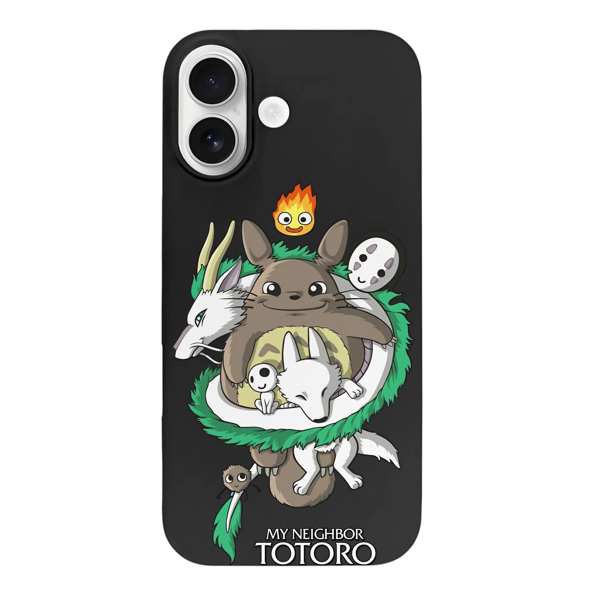 となりのトトロ グッズ トトロ - iPhone 17 シリーズ シリコンケース 薄型 耐衝撃 指紋防止 ソフトタッチカバー 精密フィット 傷防止 保護ケース iPhone 17/17 Air/17 Pro/17 Pro Max 対応